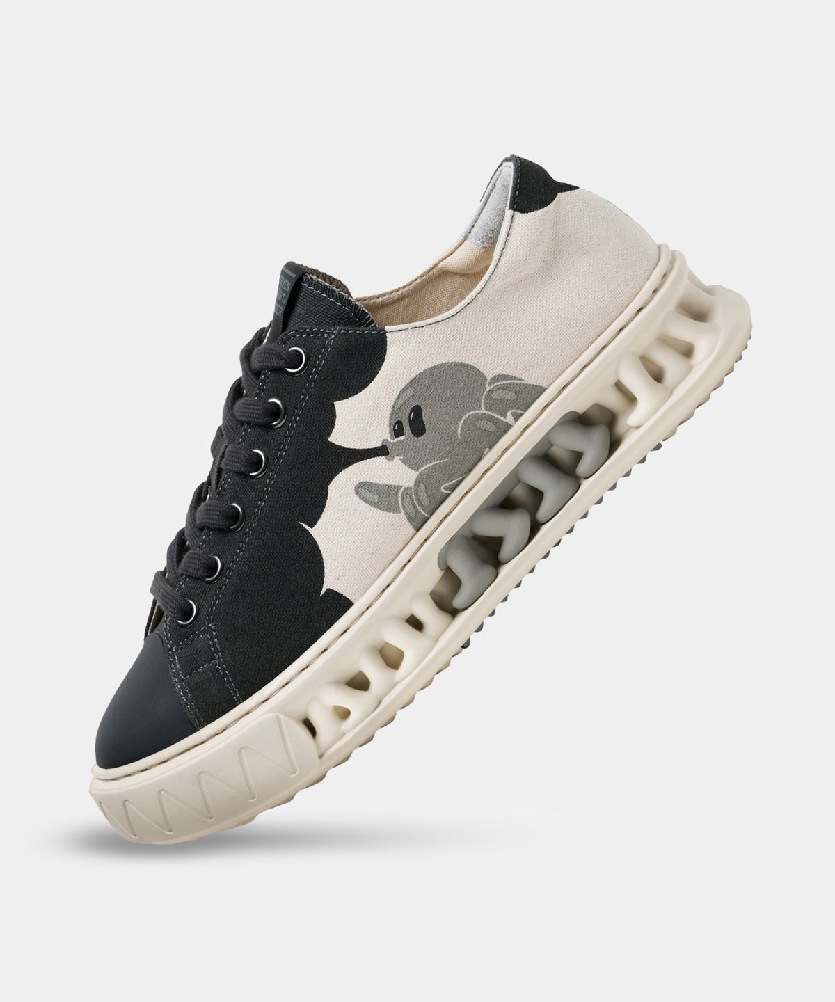 세븐에잇언더(78UNDER) A-2 GRAPHIC LOW TOP_OCTO GREY