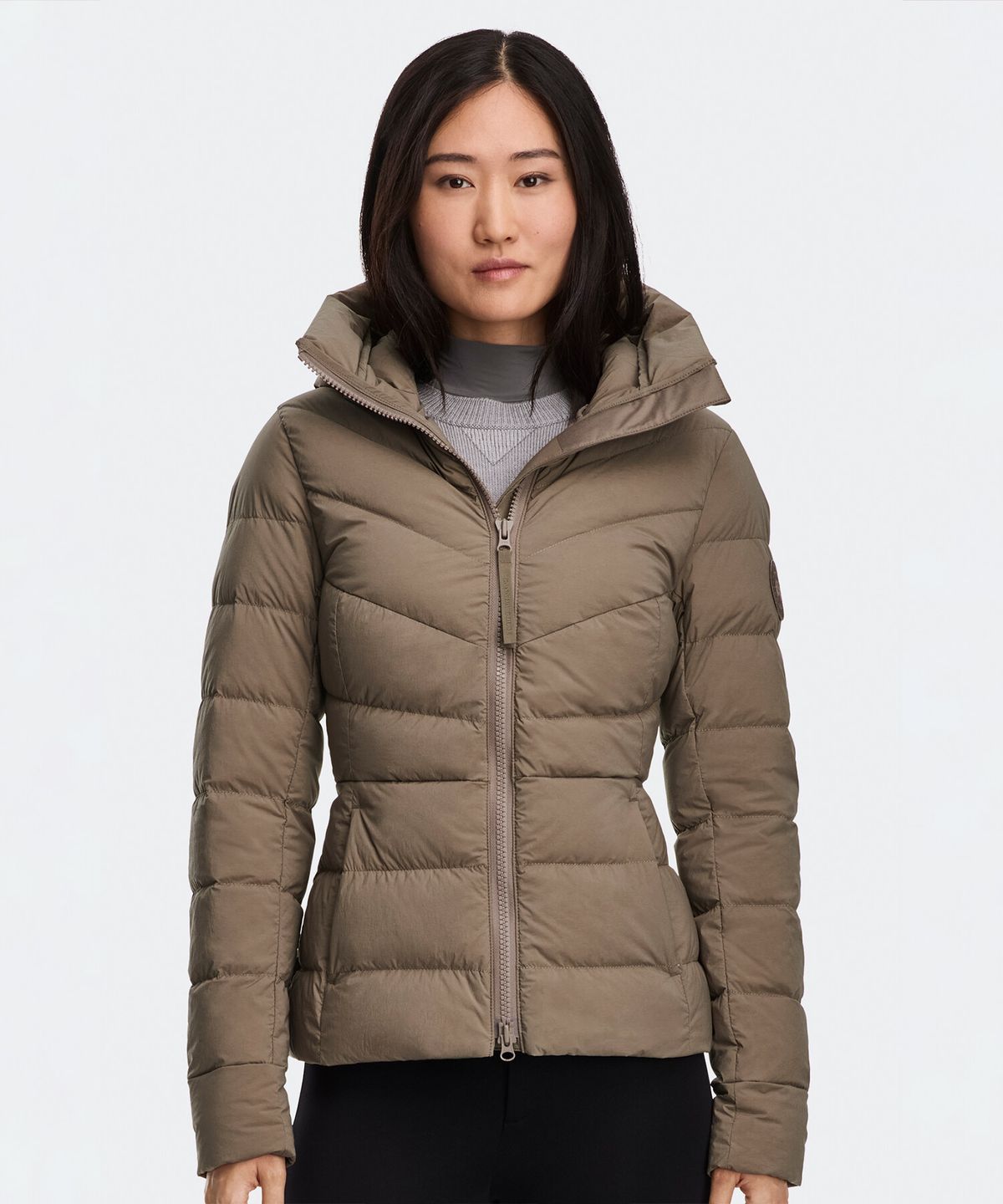 캐나다구스(CANADAGOOSE) 여성 클레어 자켓(Melange Beige)_Q256AWDT07MEB