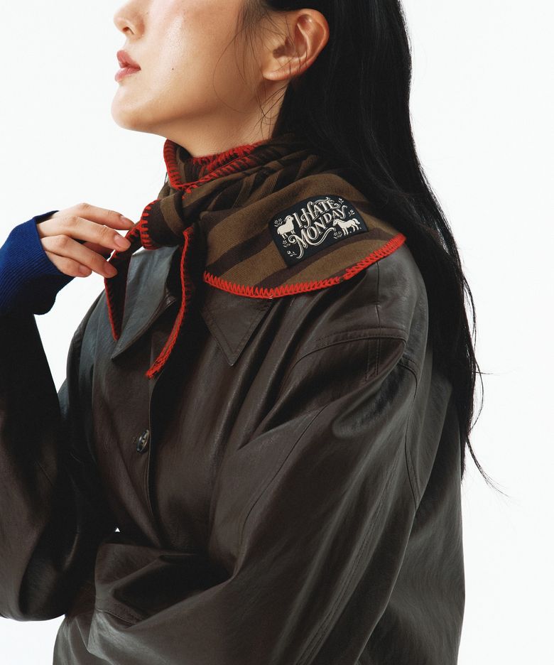 [L26FW05] 올웨덜 스카프 브라운