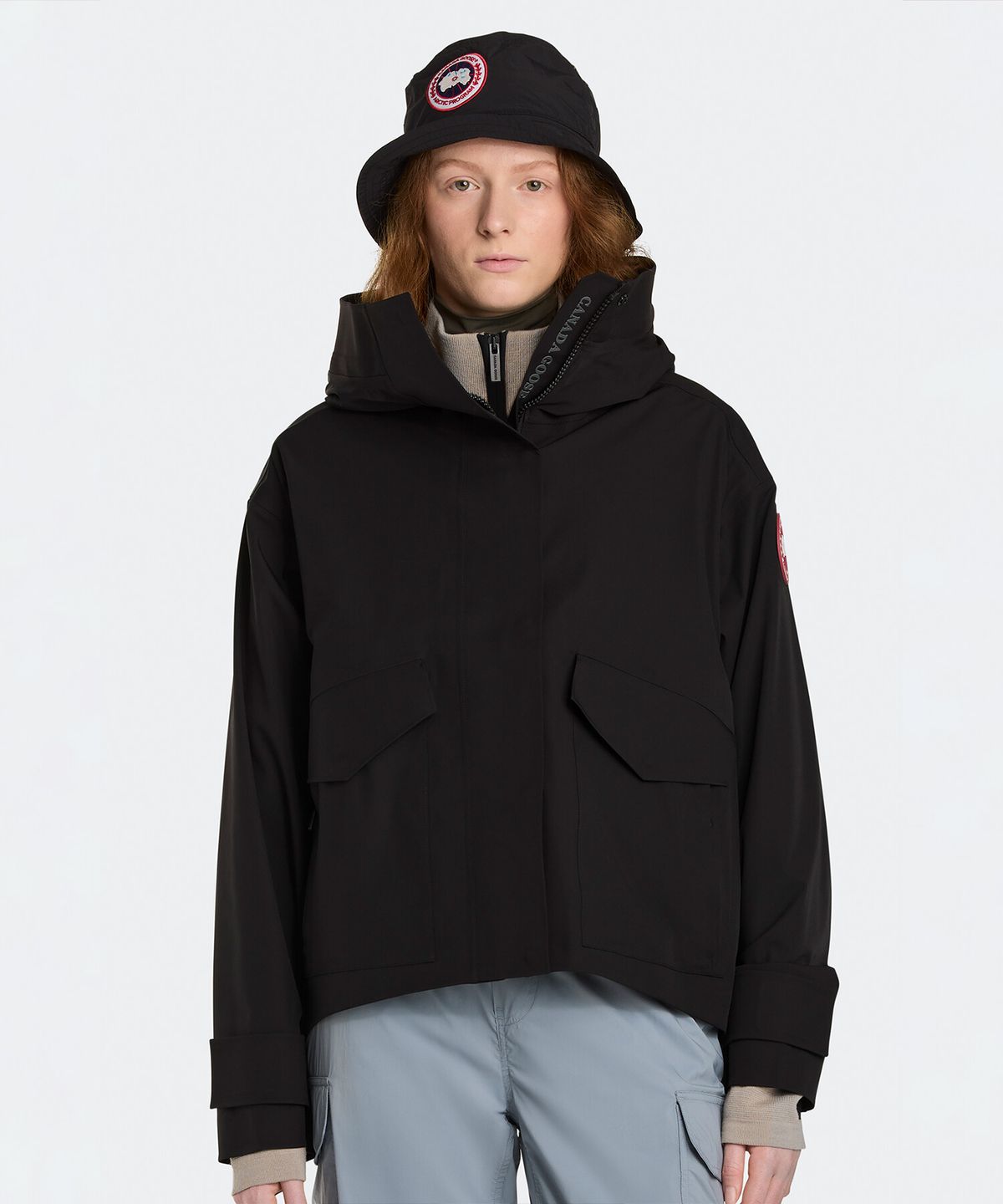 캐나다구스(CANADAGOOSE) 여성 토피노 레인 자켓(Black)_Q265AWJC09BKB