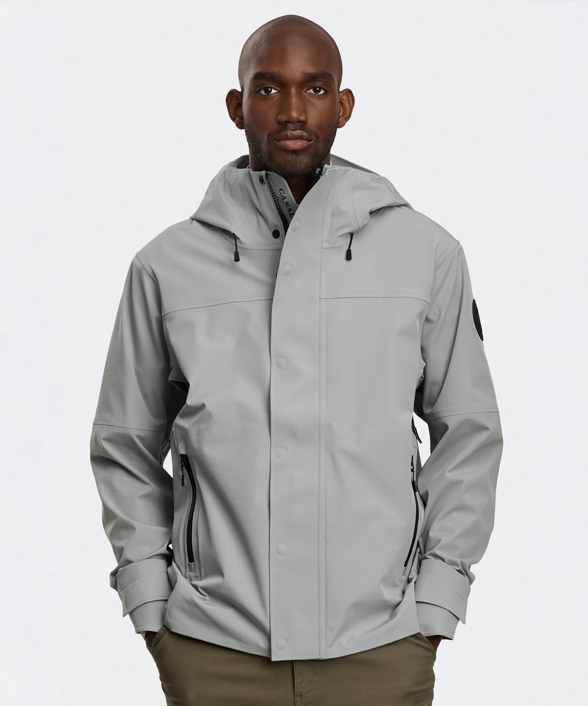 캐나다구스(CANADAGOOSE) 남성 루퍼트 레인 자켓(Light Gray)_Q265AMJB03LGN