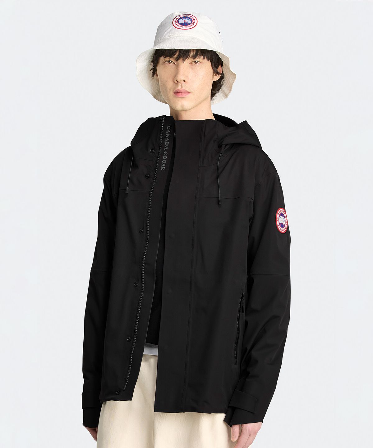 캐나다구스(CANADAGOOSE) 남성 루퍼트 레인 자켓(Black)_Q265AMJC12BKN