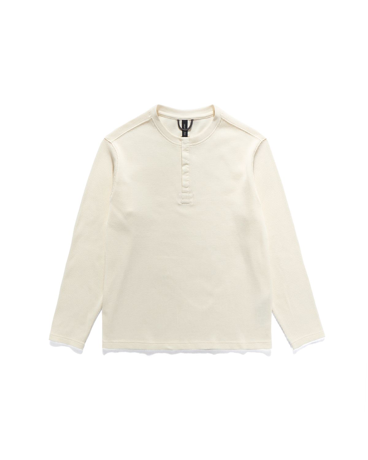 언어펙티드 에센셜(UNAFFECTED ESSENTIAL) HENLEY NECK LONG SLEEVES / OFF WHITE