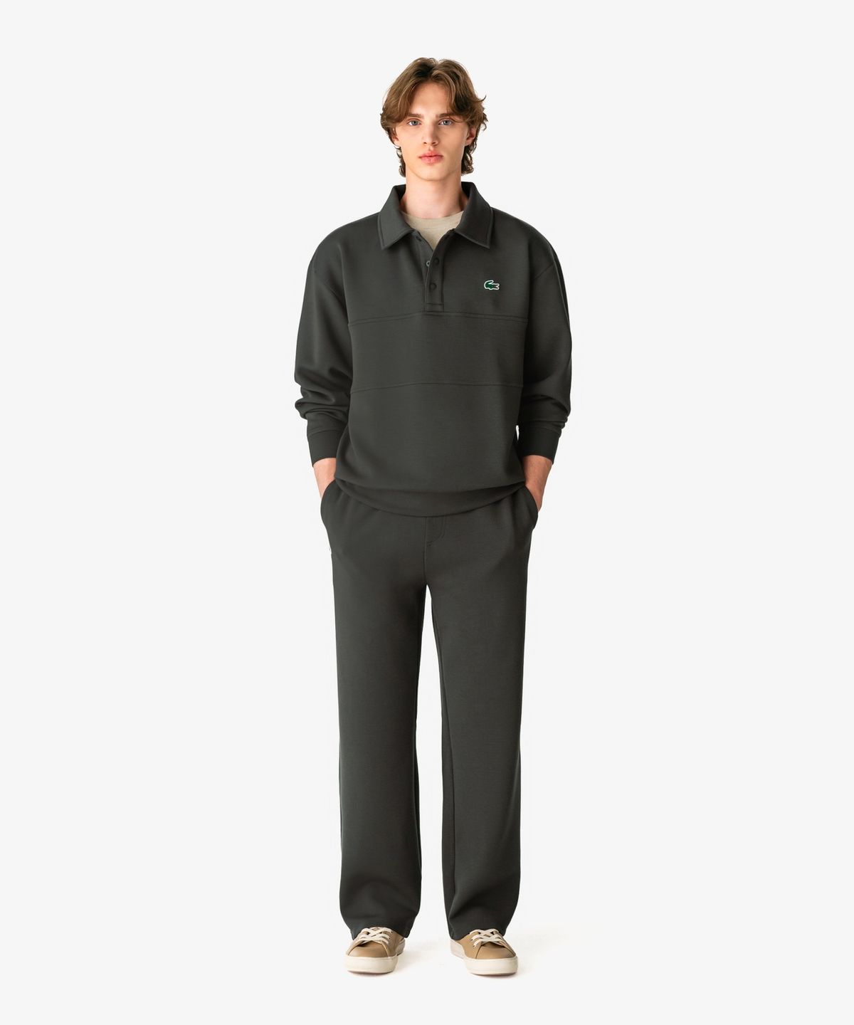 라코스테(LACOSTE) 남성 소프트 저지 셋업 팬츠 XH217E-56N 050