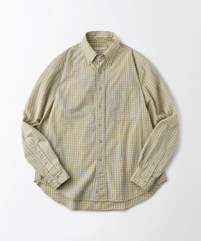VINTAGE CHECK BD SHIRT_BEIGE CHECK