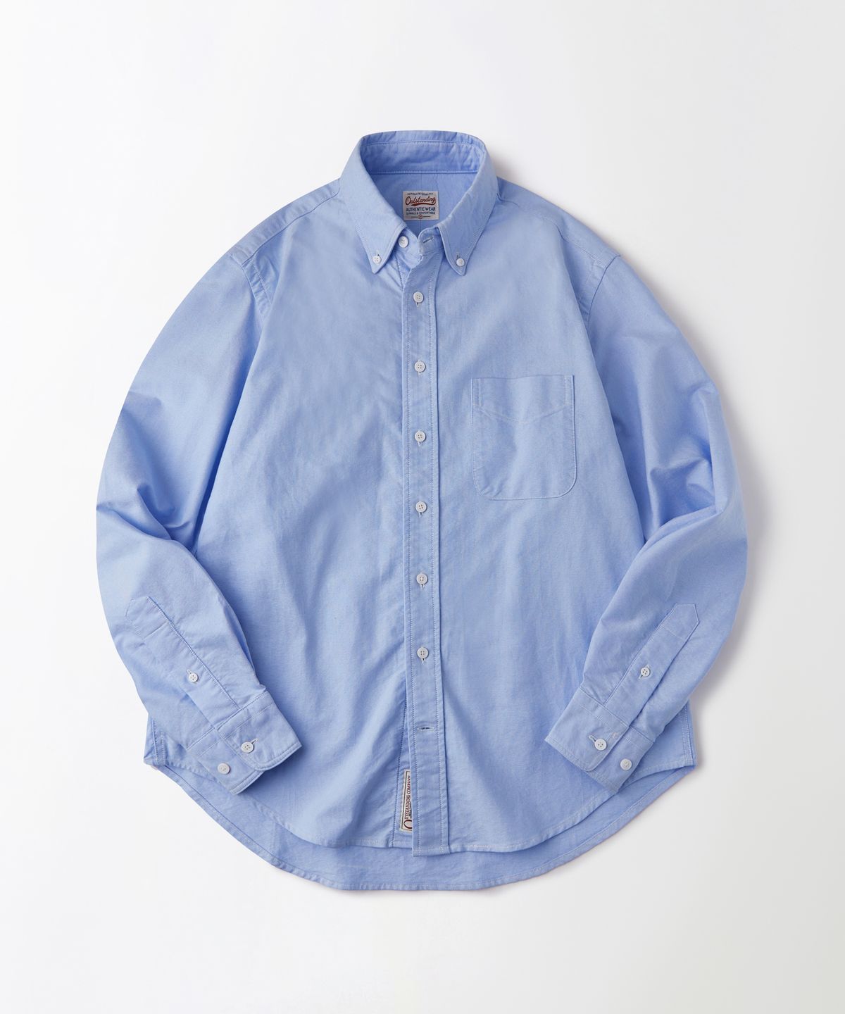 아웃스탠딩(OUTSTANDING) VINTAGE OXFORD BD SHIRT_BLUE