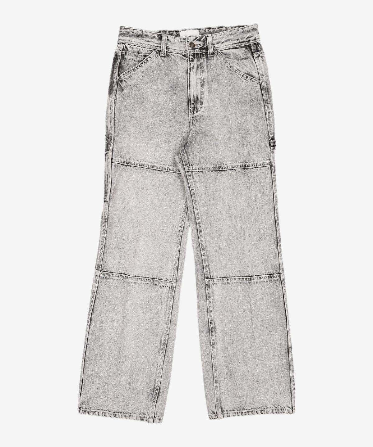 메종미네드(MAISON MINED) WHITE SPREAD CARPENTER DENIM-WHITE 46