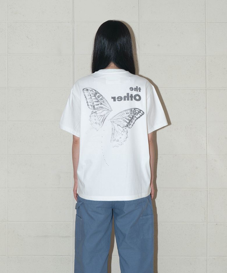 GRAFTING BUTTERFLY TEE / OFF-WHITE