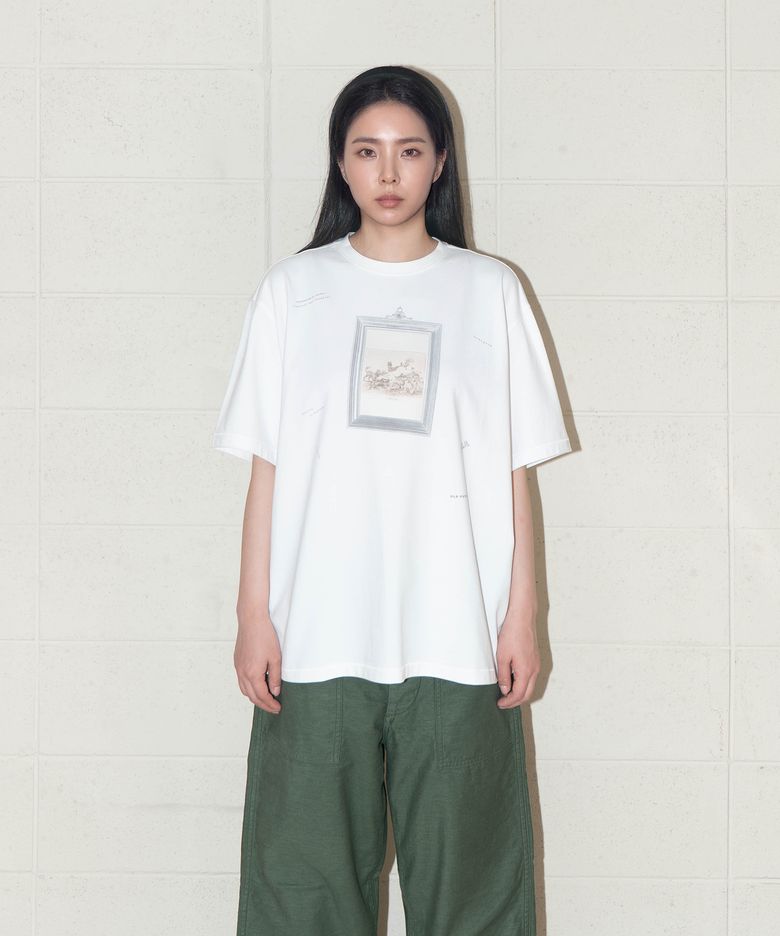 GRAFTING OYGA CHEESE TEE / OFF-WHITE