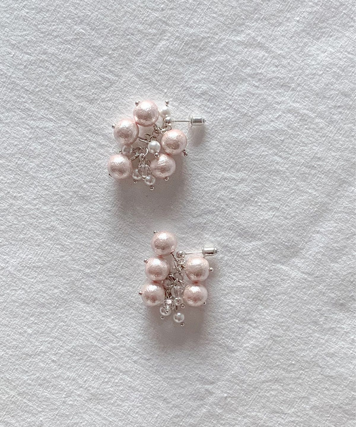 오시에르(osier) Cotton Bloom Earrings