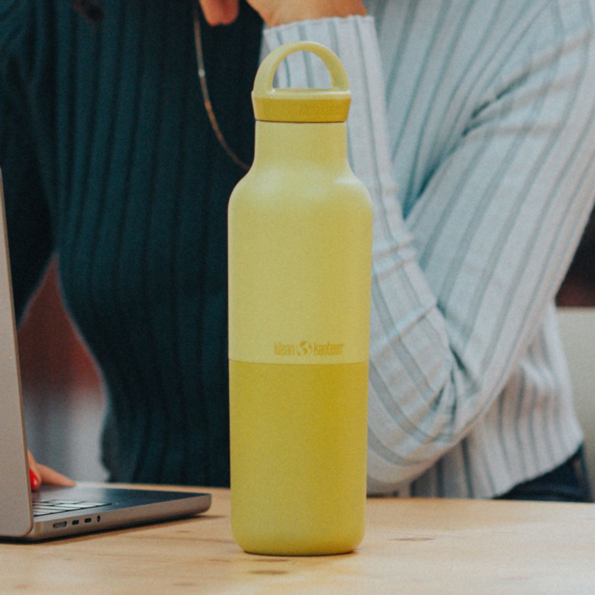 클린켄틴(KLEANKANTEEN) 라이즈 클래식 보온보냉 루프캡 592ml 아카시아