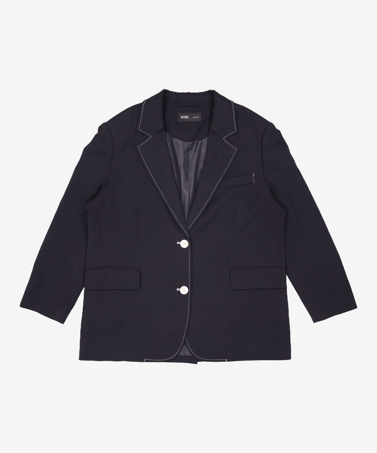 미쏘(MIXXO) 테일러드 스티치 오버핏 자켓 MIWJKC321B M