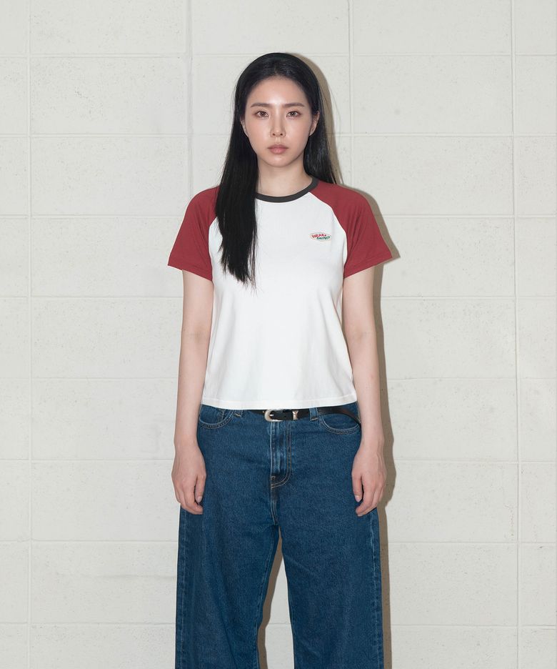 T.S.C RAGLAN TEE / RED