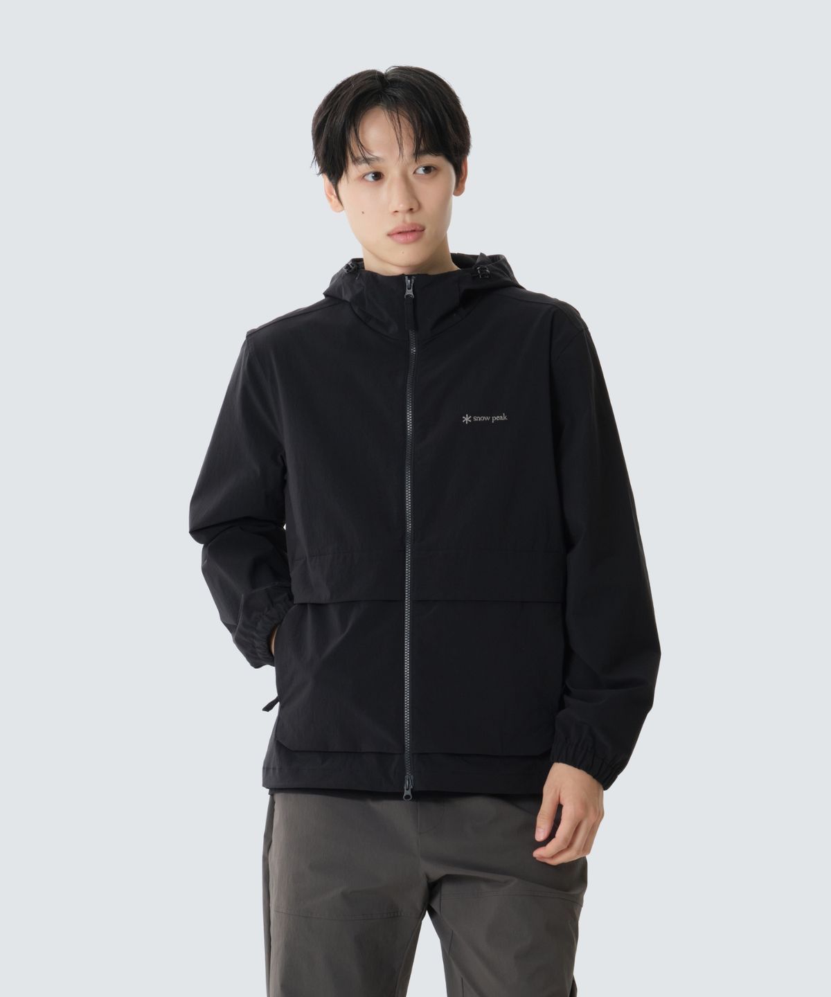 스노우피크 어패럴(SNOWPEAK APPAREL) 루트 바람막이 (S26FMRWB66) Black