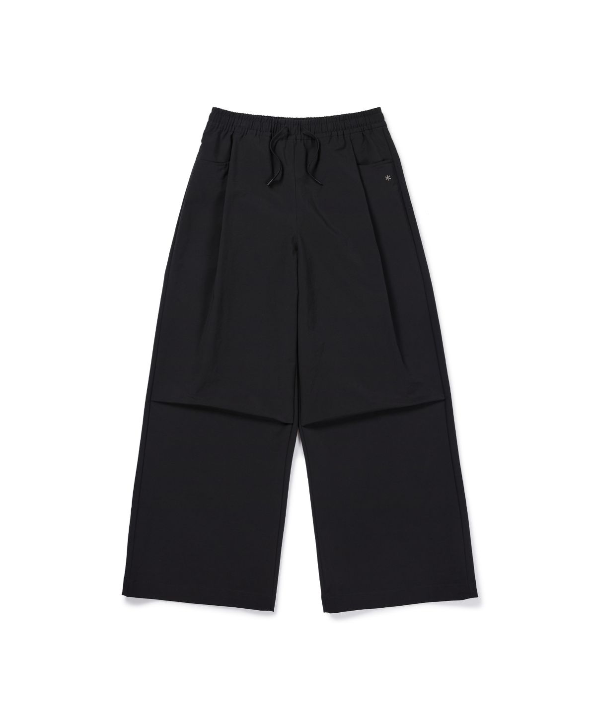스노우피크 어패럴(SNOWPEAK APPAREL) 캠프 드라이 여성 와이드 팬츠 (S26FWFPT61) Black