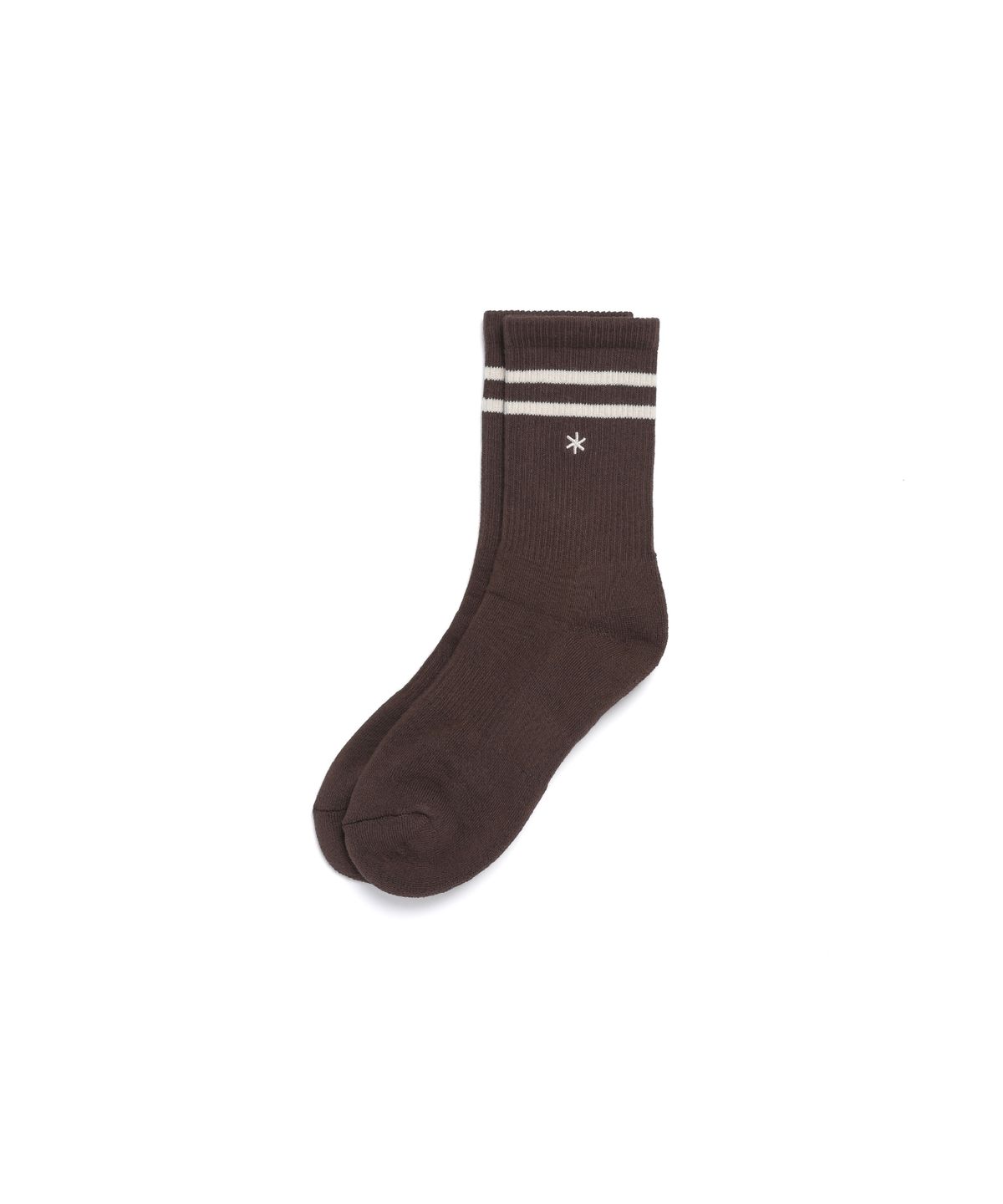 스노우피크 어패럴(SNOWPEAK APPAREL) 아스타리스크 크루삭스 (S26ZUFSO80) Choco Brown
