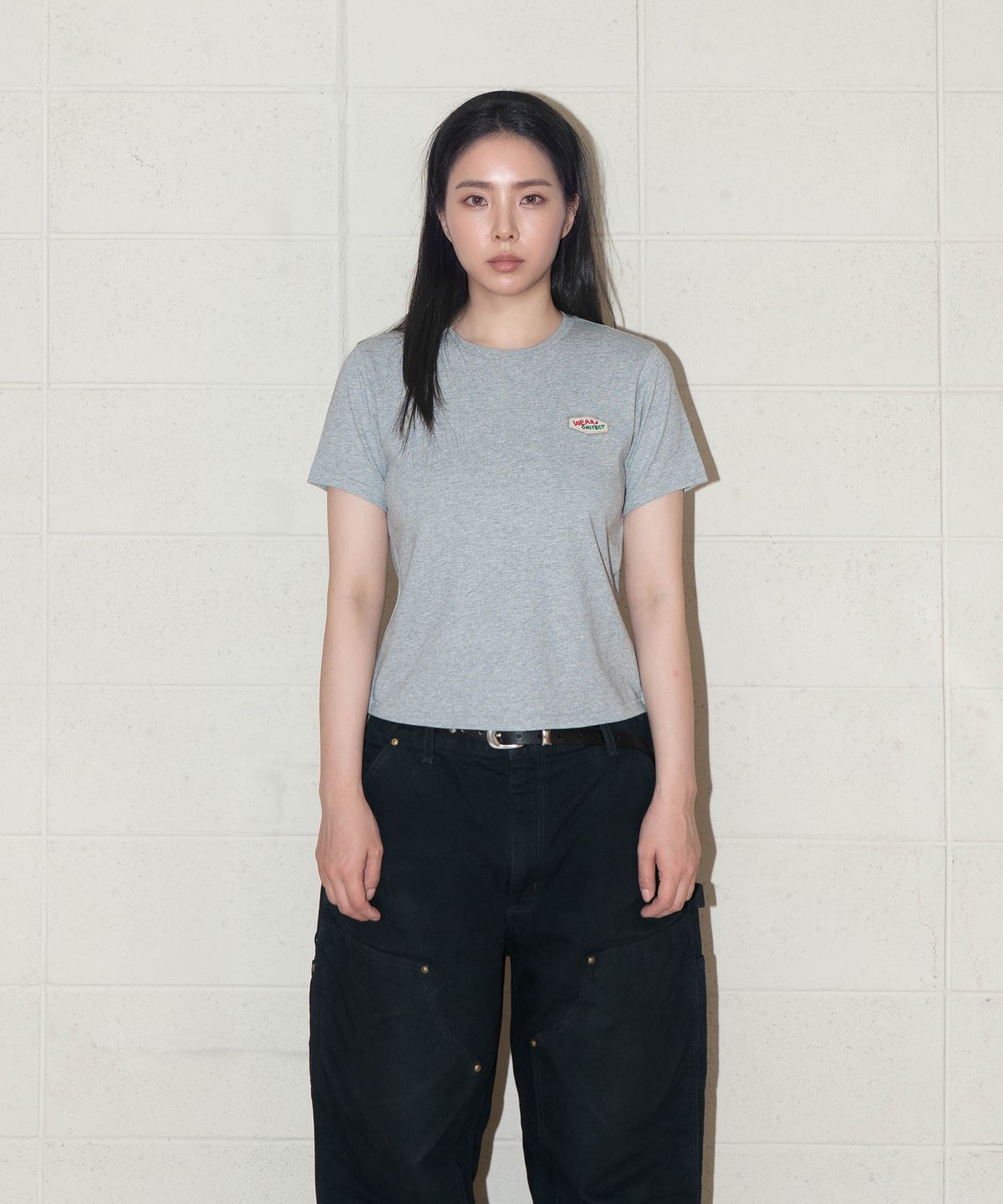 그라프트맨(GRAFTMEN) T.S.C PATCH TEE / GRAY