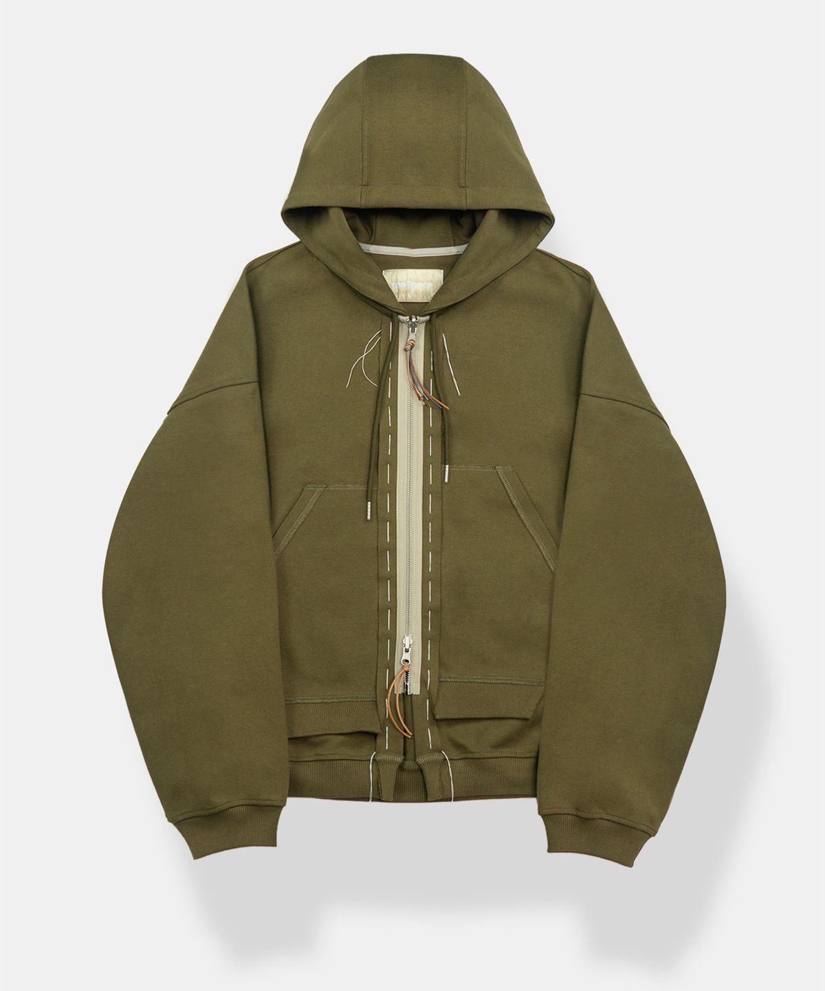 그라프트맨(GRAFTMEN) PROTOGRAF TWO-WAY HOOD ZIPUP / KHAKI