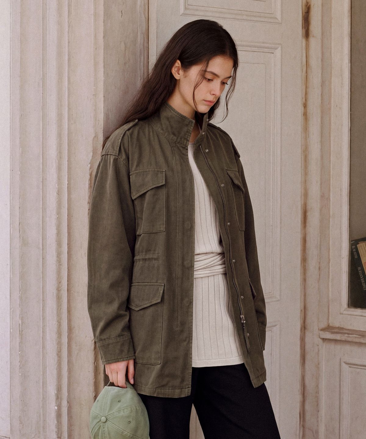 폴뉴아(FOLNUA) ARDENNE FIELD JACKET (KHAKI)