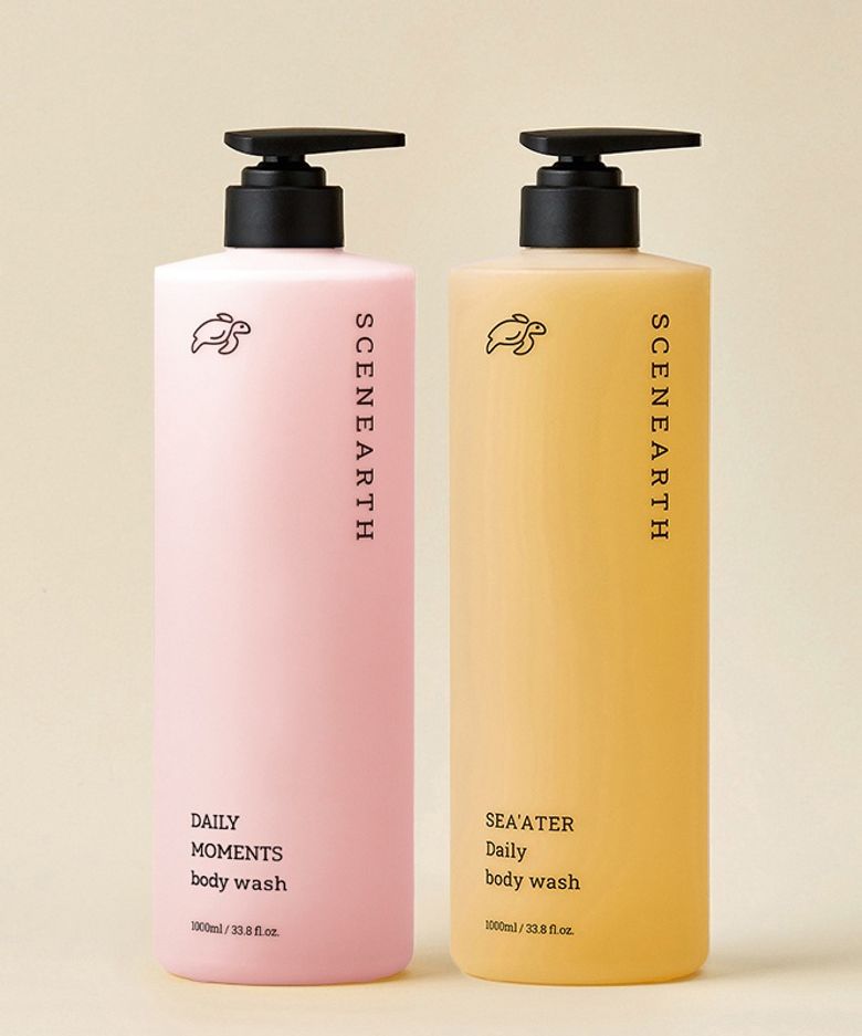 모먼츠 화이트머스크 바디워시 + 씨어터 데일리 바디워시 1000ml 2종 세트
