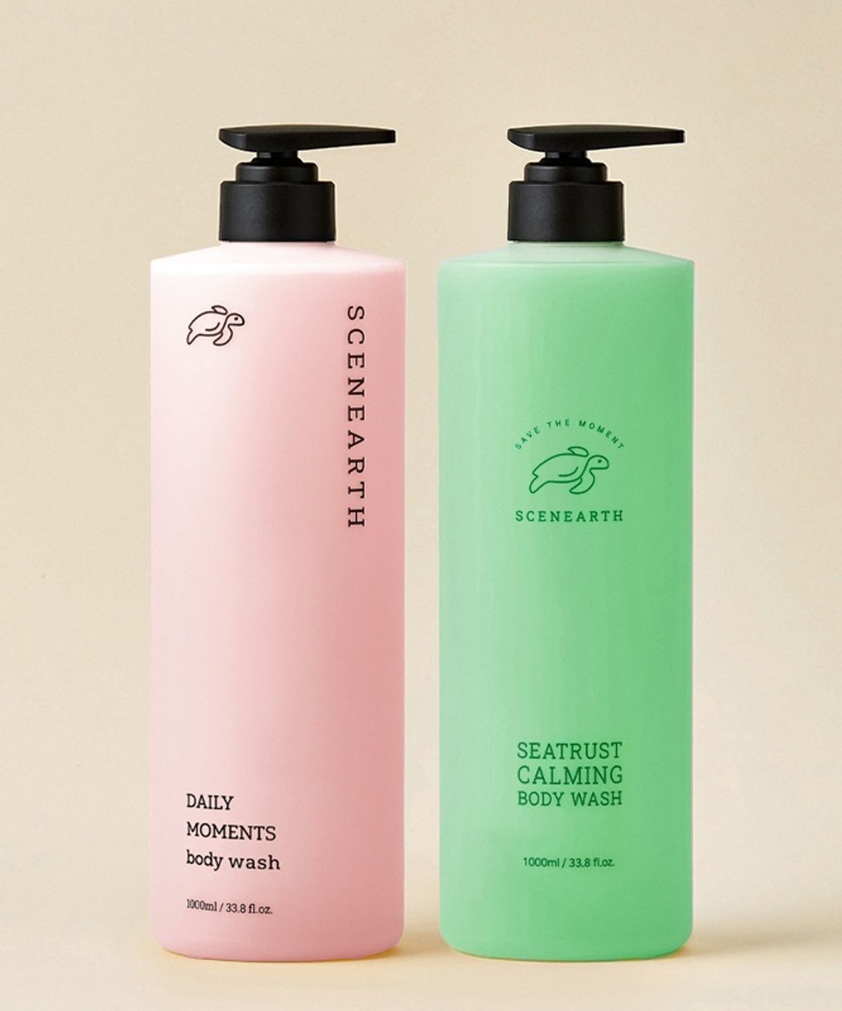 씨널스(SCENEARTH) 모먼츠 화이트머스크 바디워시 + 씨트러스트 카밍 바디워시 1000ml 2종 세트