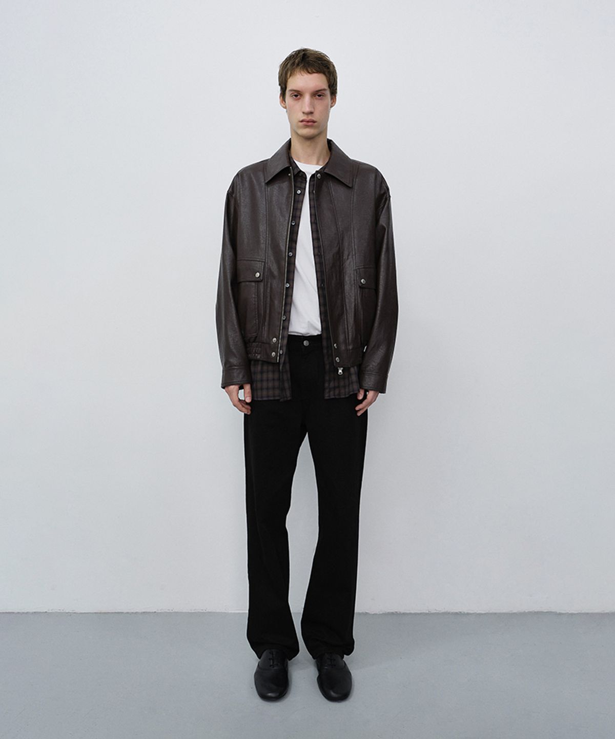 던스트 포 맨(DUNST FOR MEN) ESSENTIAL LOOSE JEANS_UDPA6C306_BLACK
