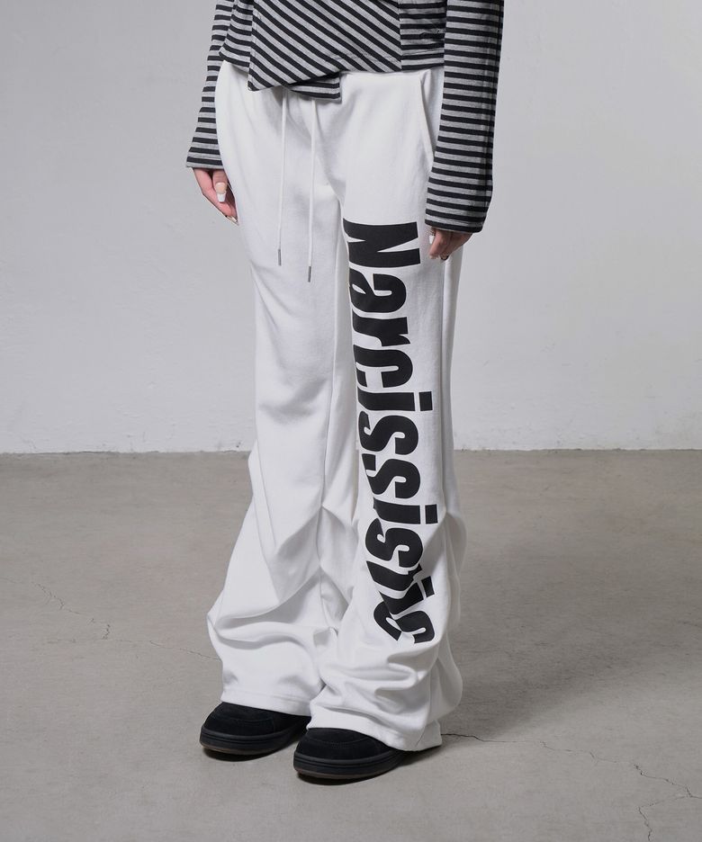나르시스틱 핀턱 스웻팬츠 (WHITE) F26ZD470
