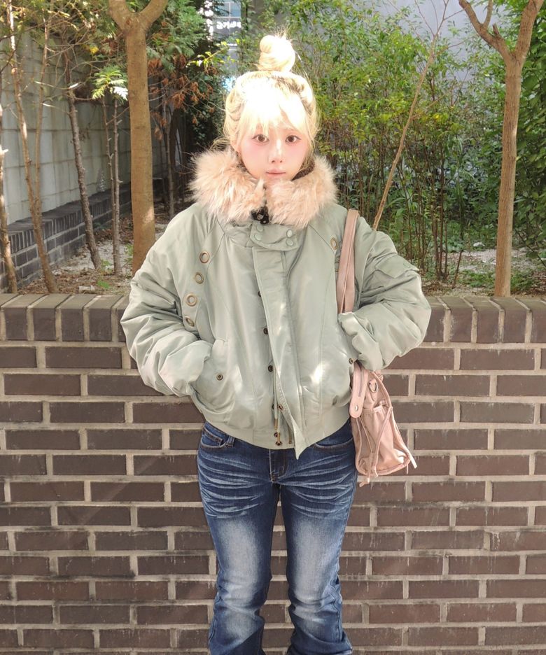 아일렛 퍼 MA-1 (ASH KHAKI) F26ZA003