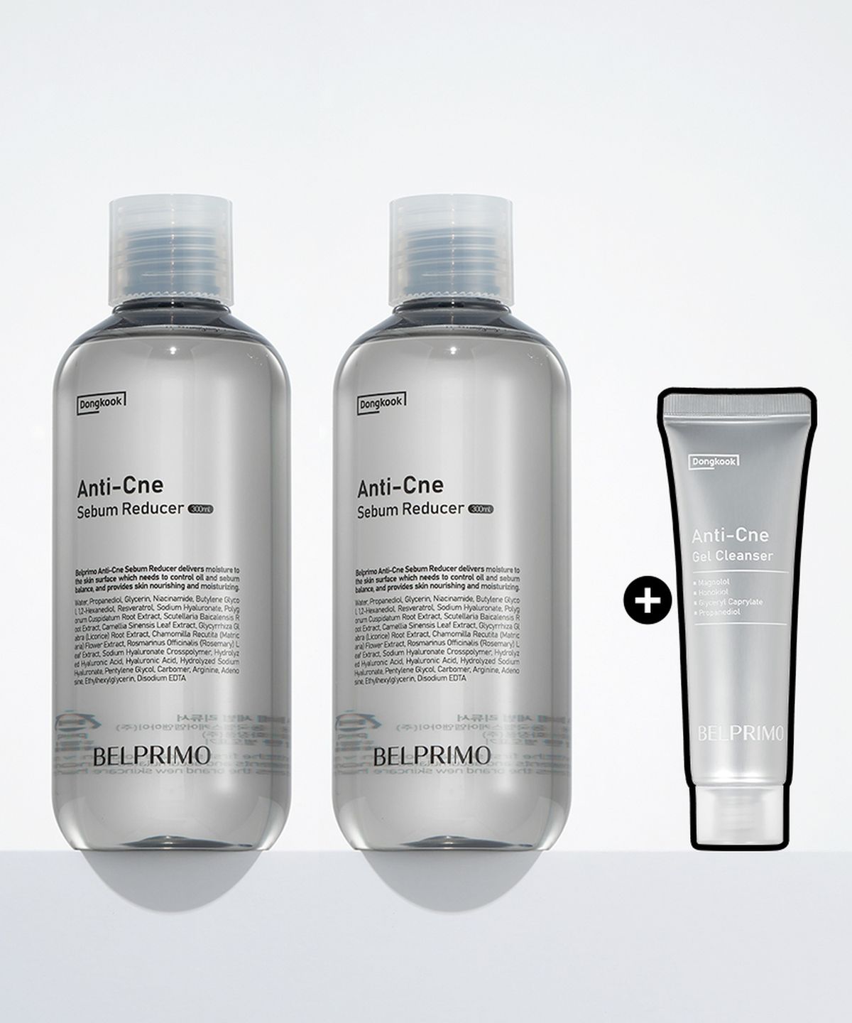 벨프리모(BELPRIMO) 안티크네 세범 리듀서 300ml x 2개 (젤클렌저 30g 증정 )