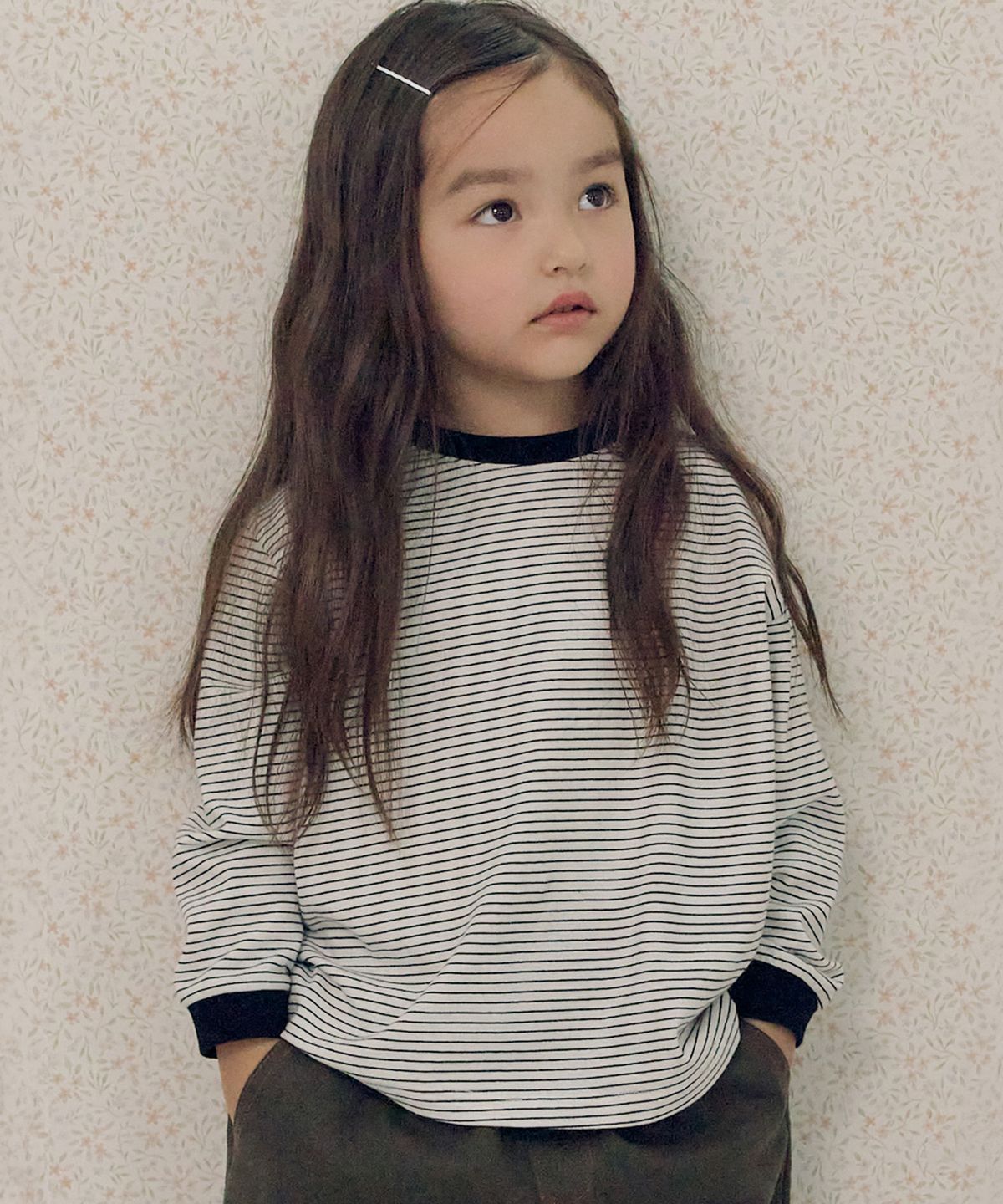 봉보노(BONBONO) 보노 스트라이프 티셔츠 - 아이보리