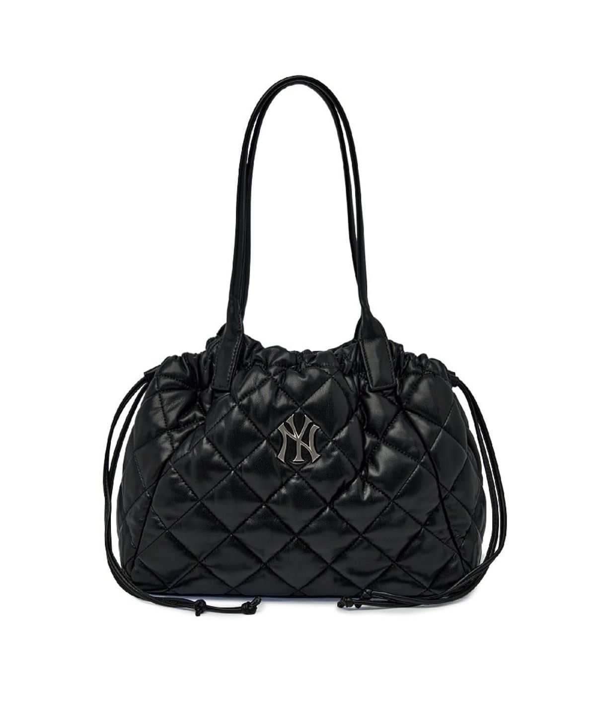 엠엘비(MLB) 베이직 퀼팅 PU 토트백 NY (Black)