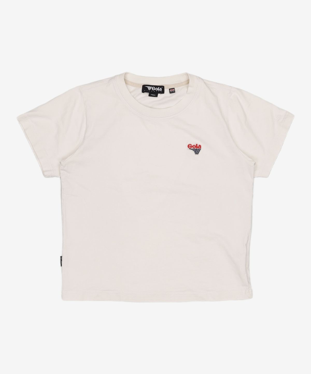 골라(GOLA) W SMALL LOGO T-SHIRTS [WHITE] FREE