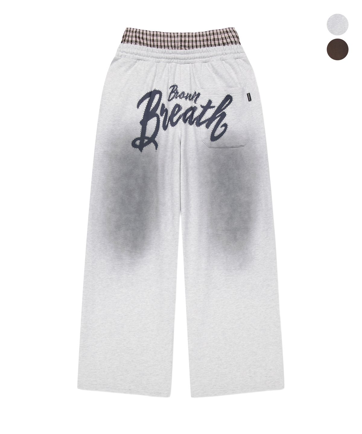 브라운브레스(BROWNBREATH) LAYERING BANDING PANTS (2colors)