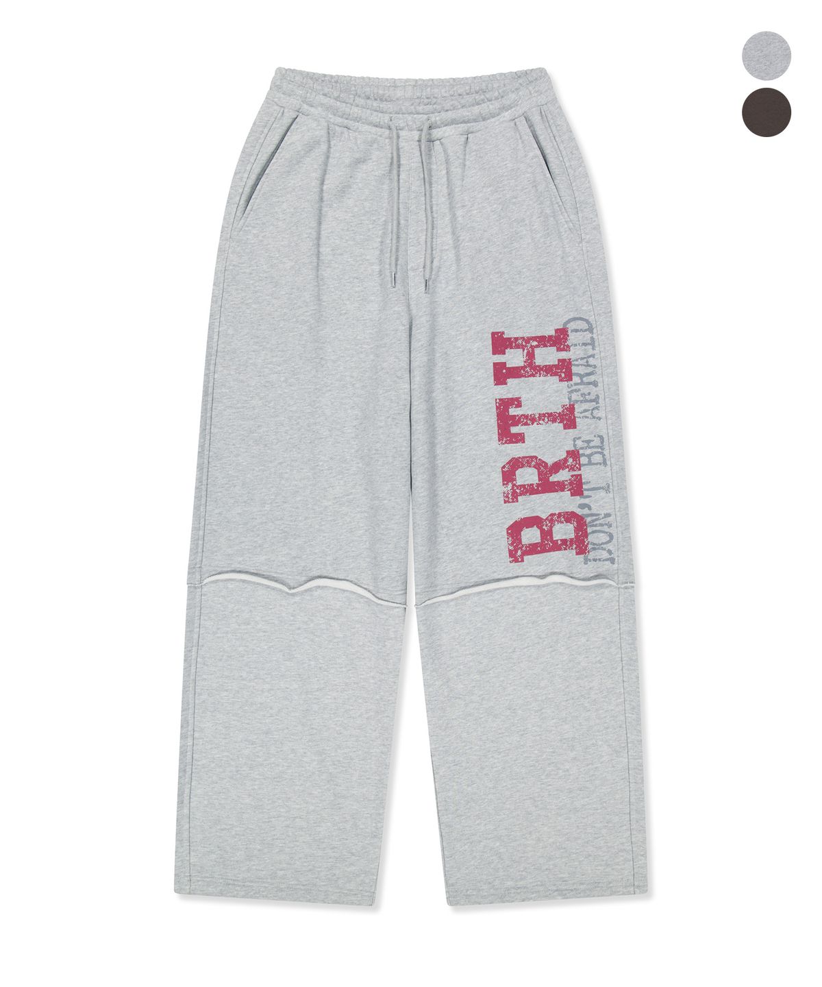 브라운브레스(BROWNBREATH) DOUBLE LAYERING BANDING PANTS (2colors)