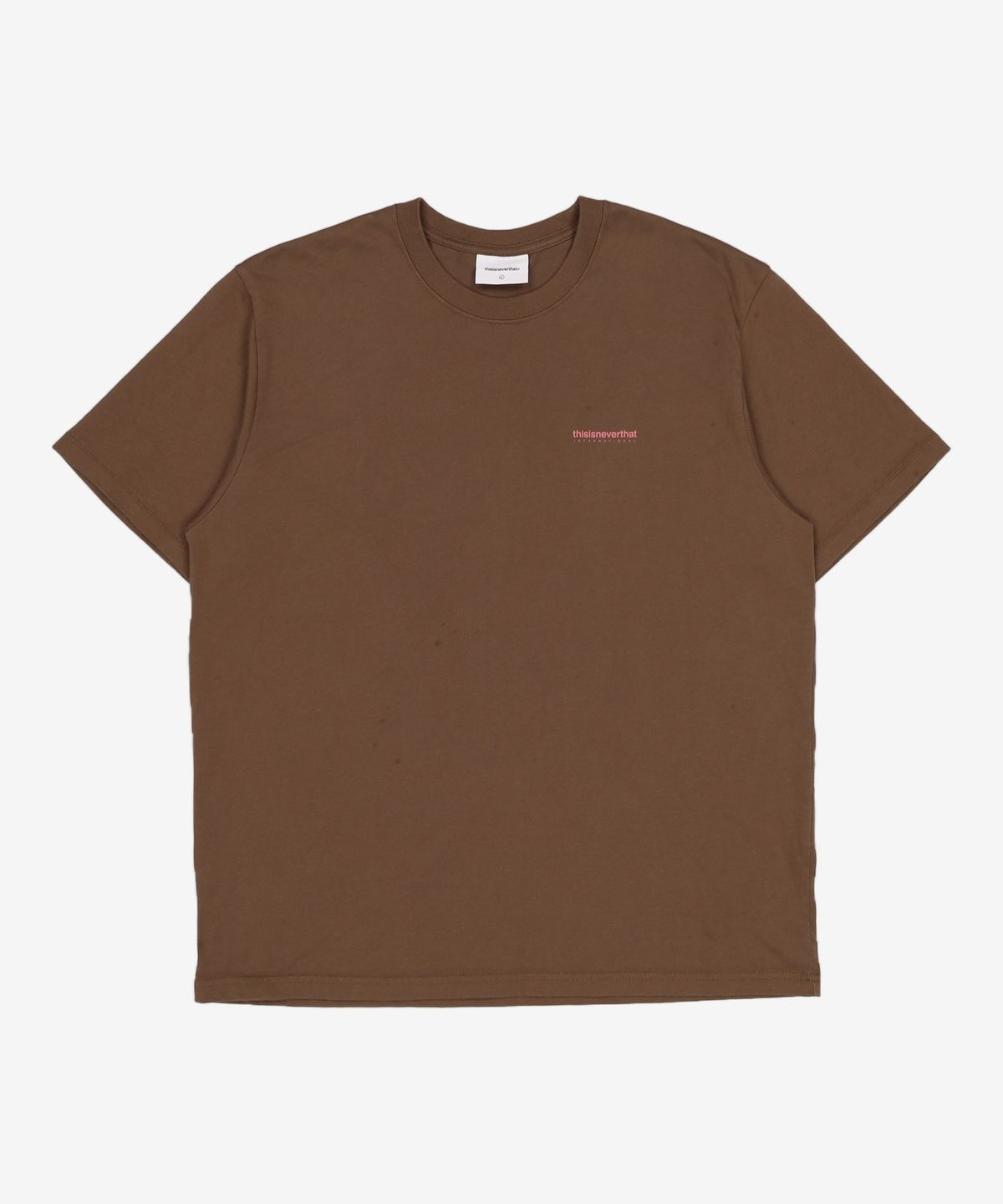디스이즈네버댓(THISISNEVERTHAT) INTL. Logo Tee Brown L