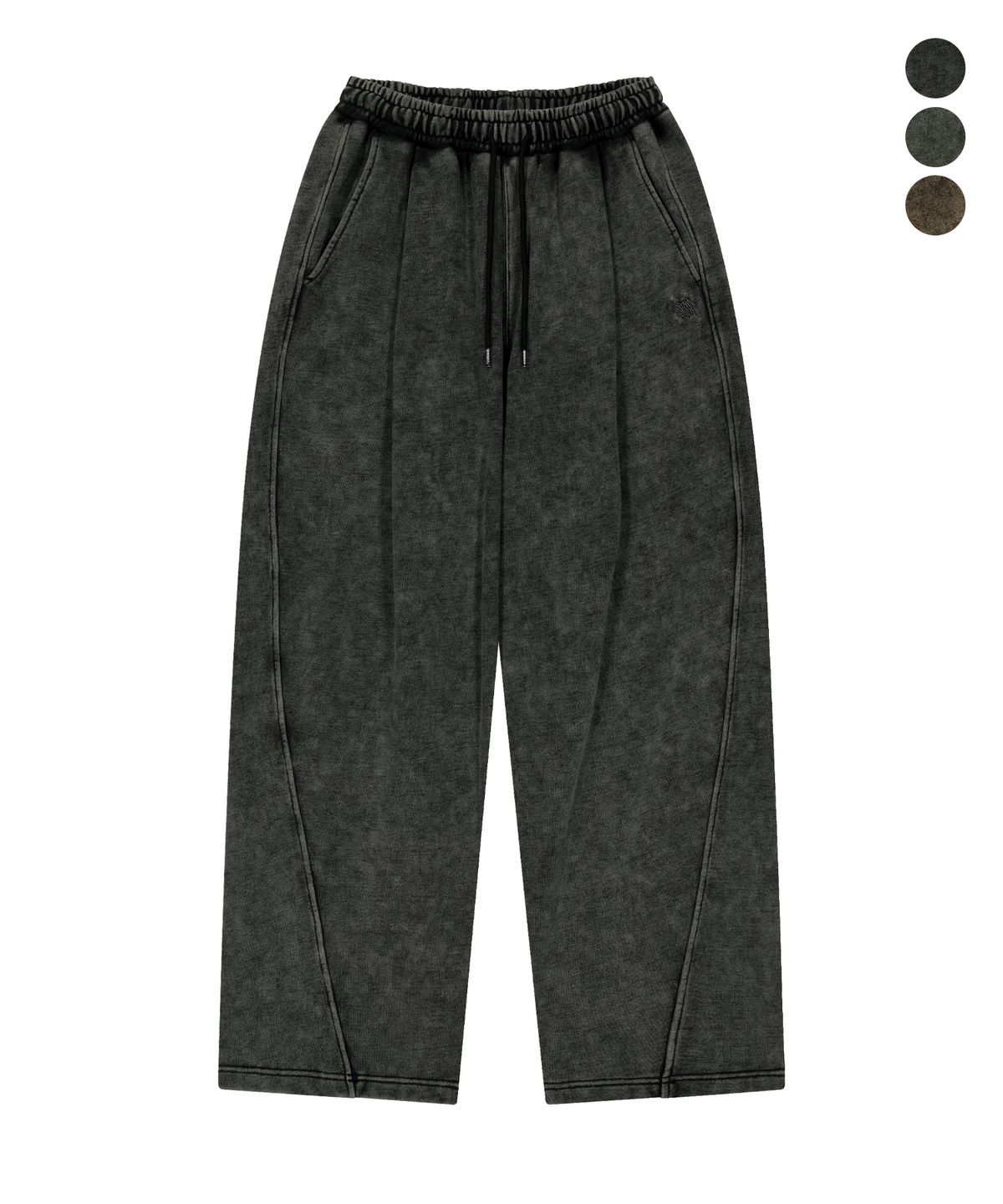브라운브레스(BROWNBREATH) TAG WASHED BANDING PANTS (3colors)
