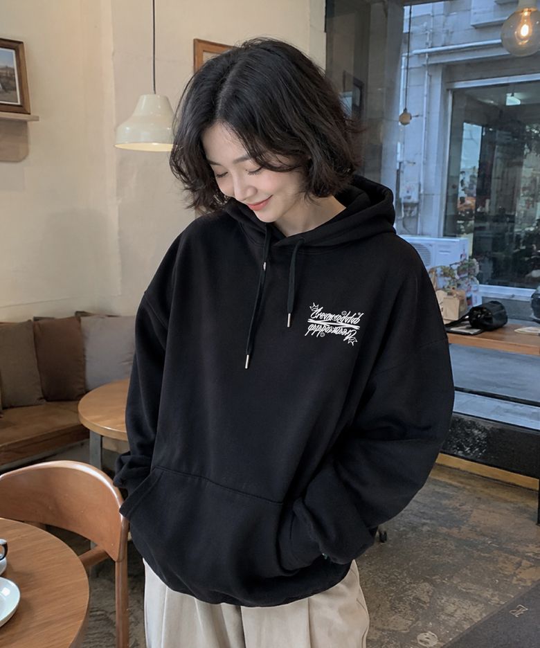 씨알에스디엘 스몰 레터링 후드