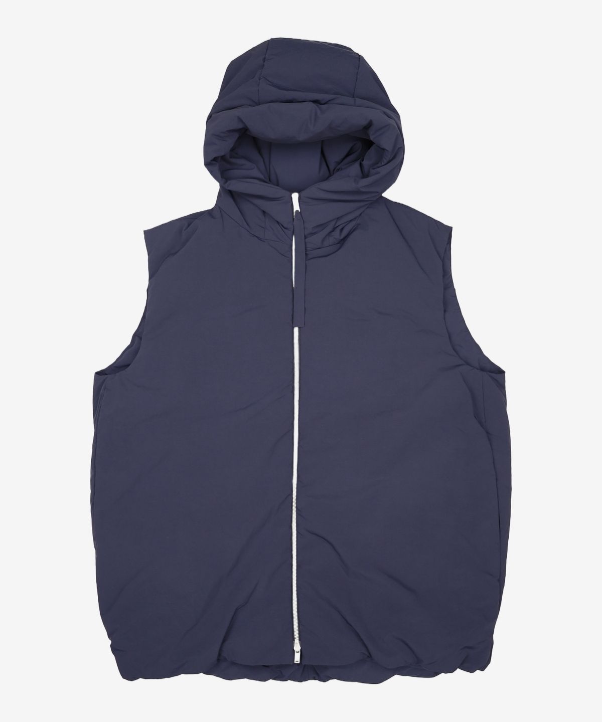 질 샌더(JIL SANDER) 패디드 후드 다운 베스트 - 네이비 / J47AF0011J70008402 50