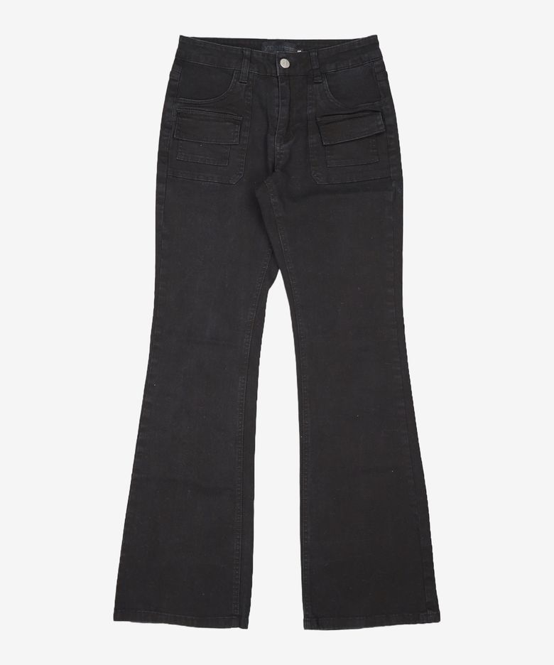 YOUHEE BOOTSCUT PANTS BLACK S