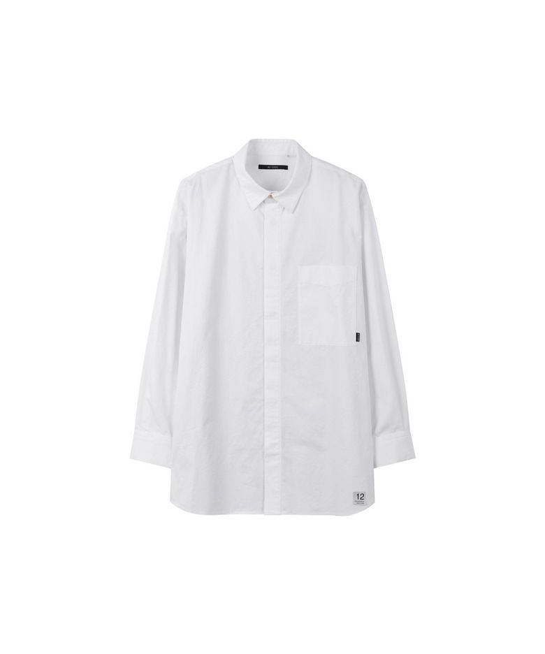 Upside-Down Stripe-Mixed Shirt RKSAA26609WHX