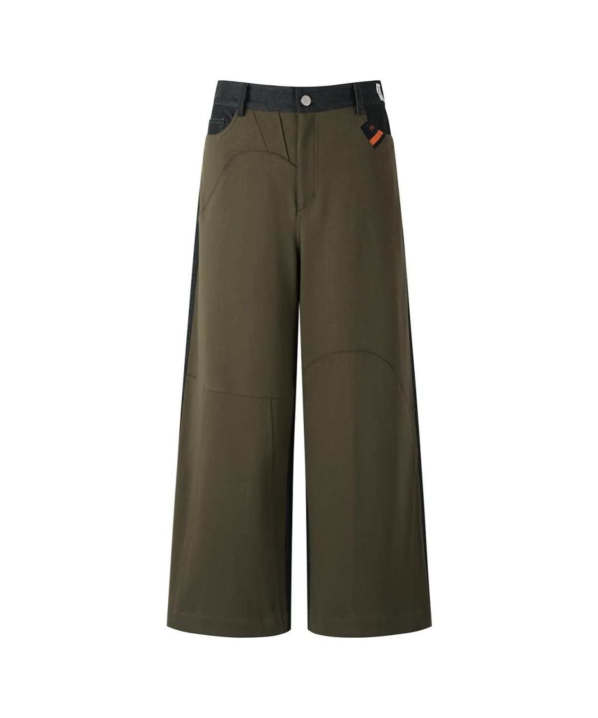 래코드(RECODE) Puzzle-Patched Wide Pants RKPAA26673KHX