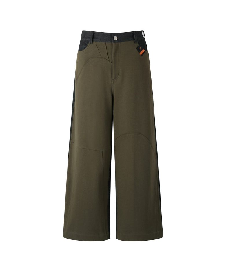 Puzzle-Patched Wide Pants RKPAA26673KHX