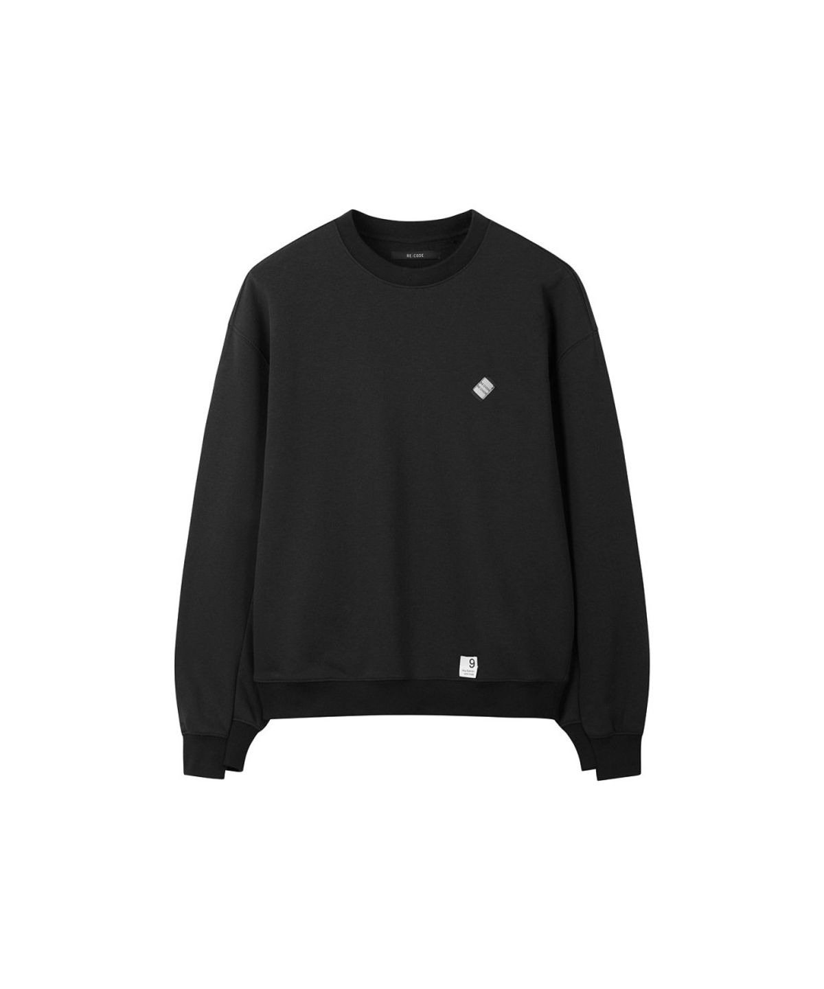 래코드(RECODE) Raw-Edged Sweatshirt RKTAA26663BKX
