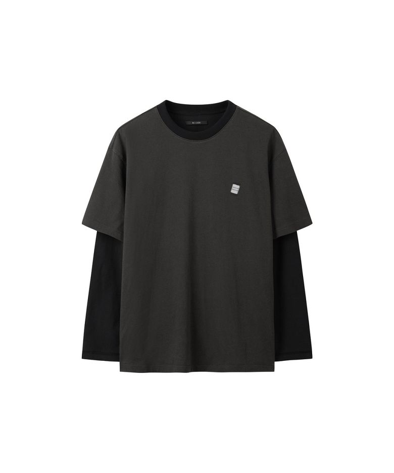 Layered Reversible Long-Sleeve Tee RKTAA26627GYX