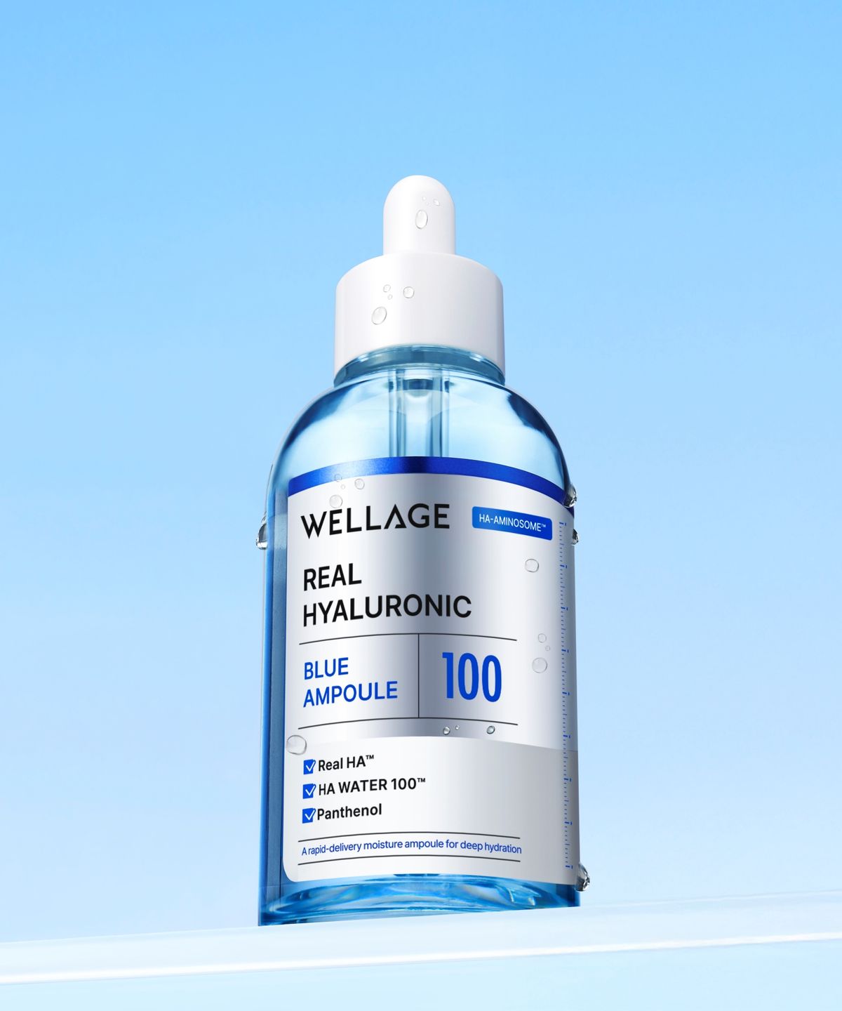 웰라쥬(WELLAGE) 리얼 히알루로닉 블루 100 앰플 60ml