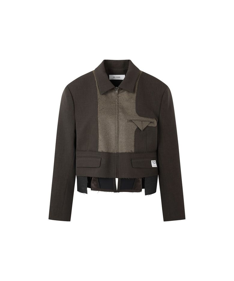 Inside-Out Crop Jacket RQJAA26513BRX