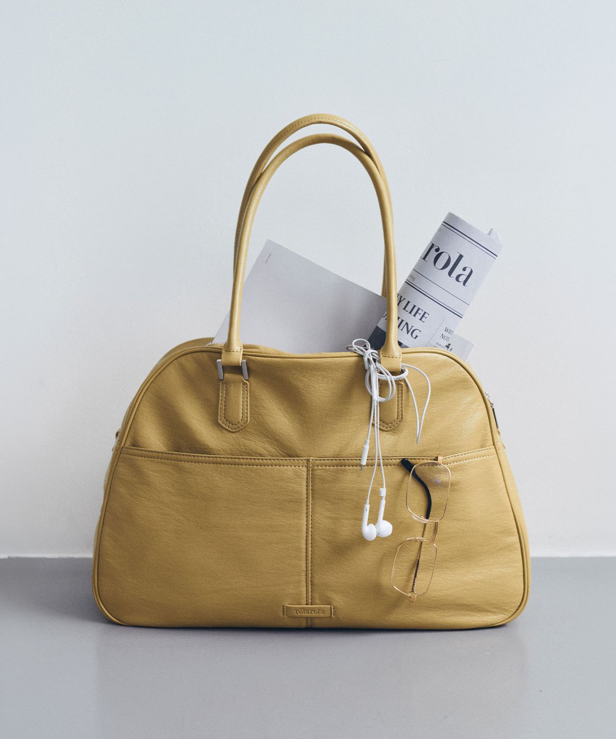 로라로라(ROLAROLA) BOSTON BIG BAG YELLOW