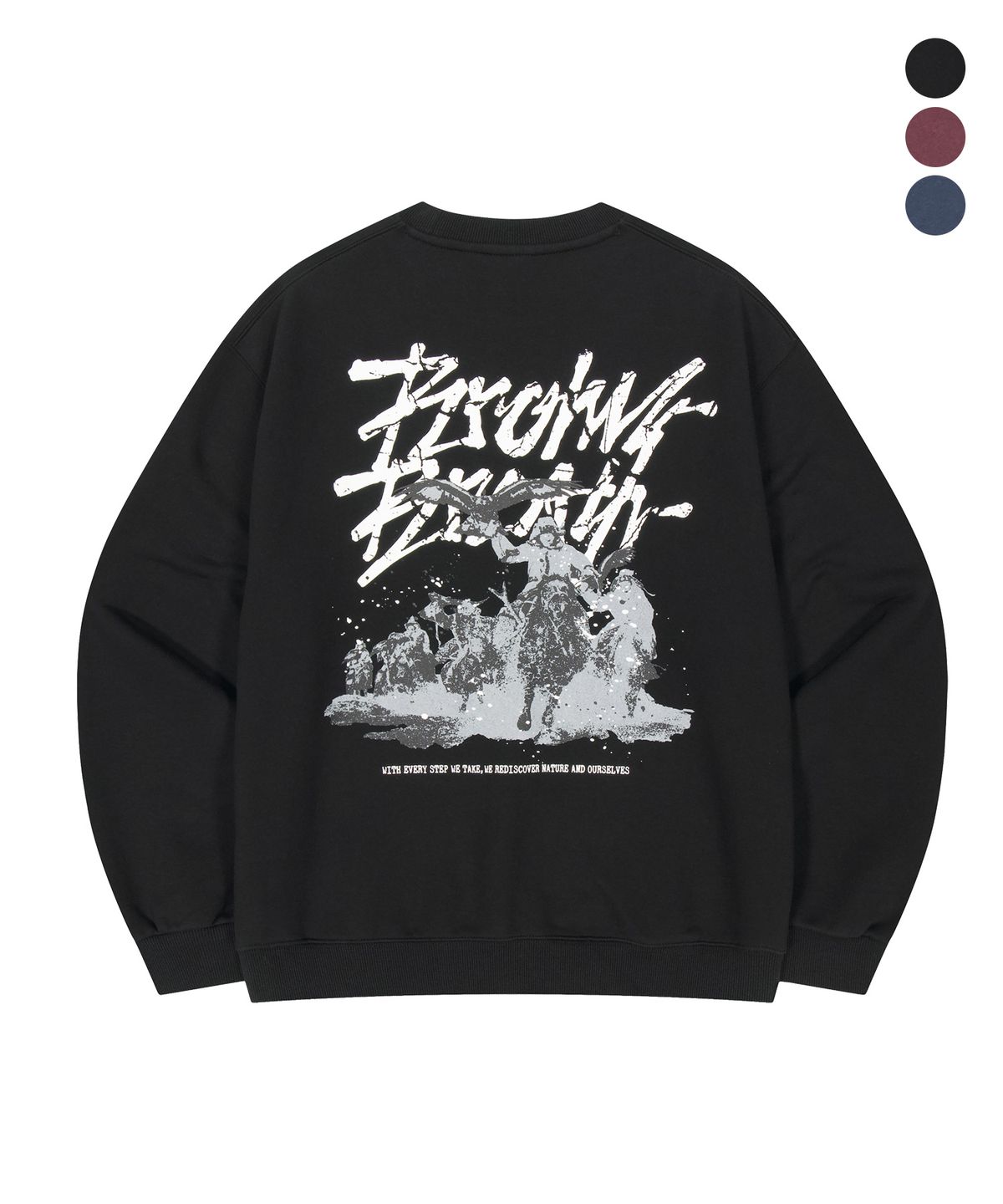 브라운브레스(BROWNBREATH) VINTAGE CAVALRY CREWNECK (3colors)