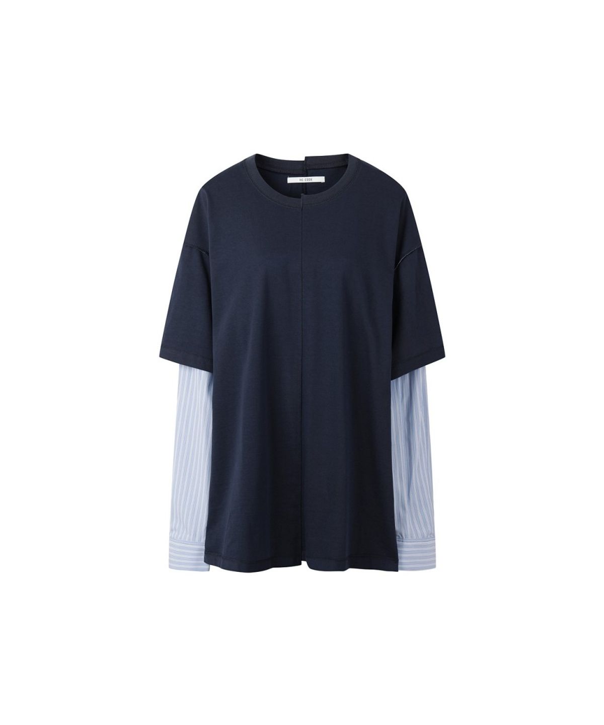 래코드(RECODE) Layered Shirt-Sleeve Tee RQTAA26523NYX
