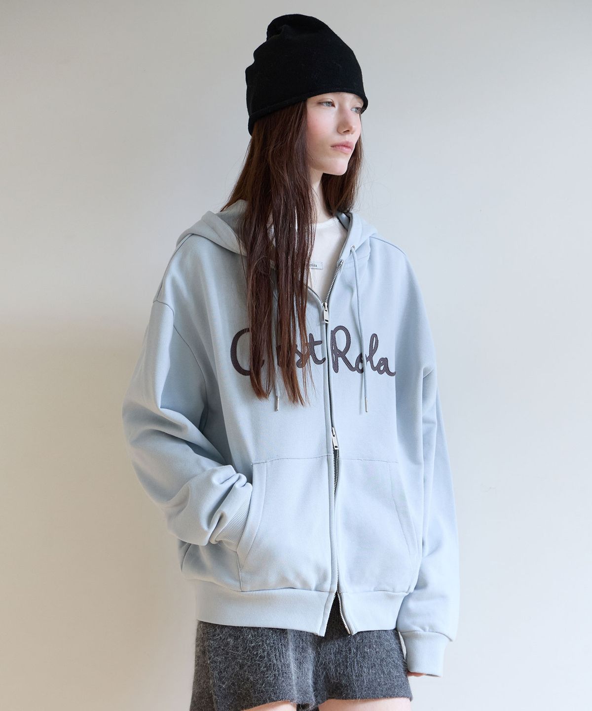 로라로라(ROLAROLA) CEST ROLA HOOD ZIP UP BLUE